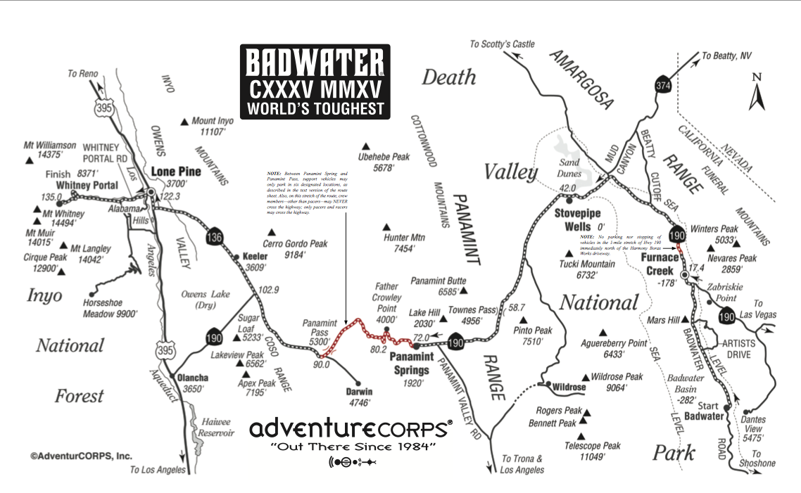 2015 Badwater 135 PreRace Press Release Badwater